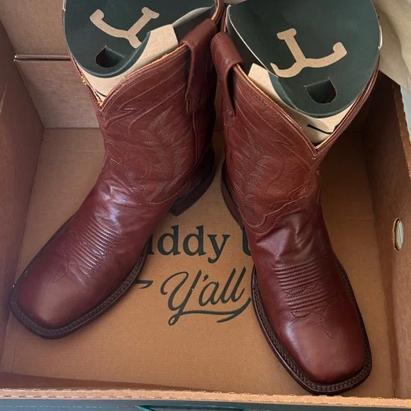 Tecovas The Doc Rich Brown Western Men’s Boots Genuine Leather Mens Size 10.5 D - Picture 6 of 16